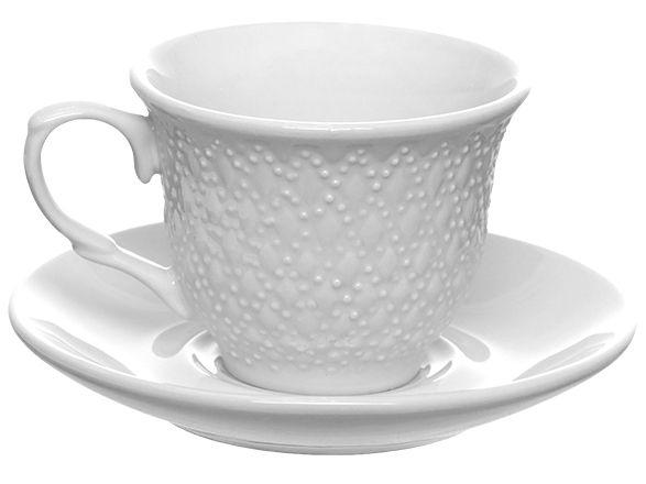 Jogo de Xícaras de Café de Porcelana 80ml Wembley - 5