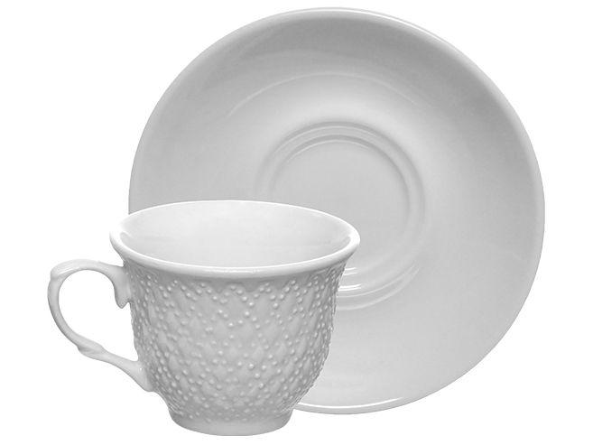 Jogo de Xícaras de Café de Porcelana 80ml Wembley - 6