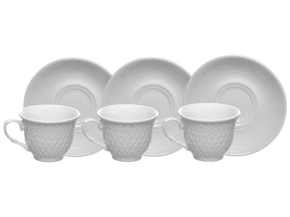 Jogo de Xícaras de Café de Porcelana 80ml Wembley - 4