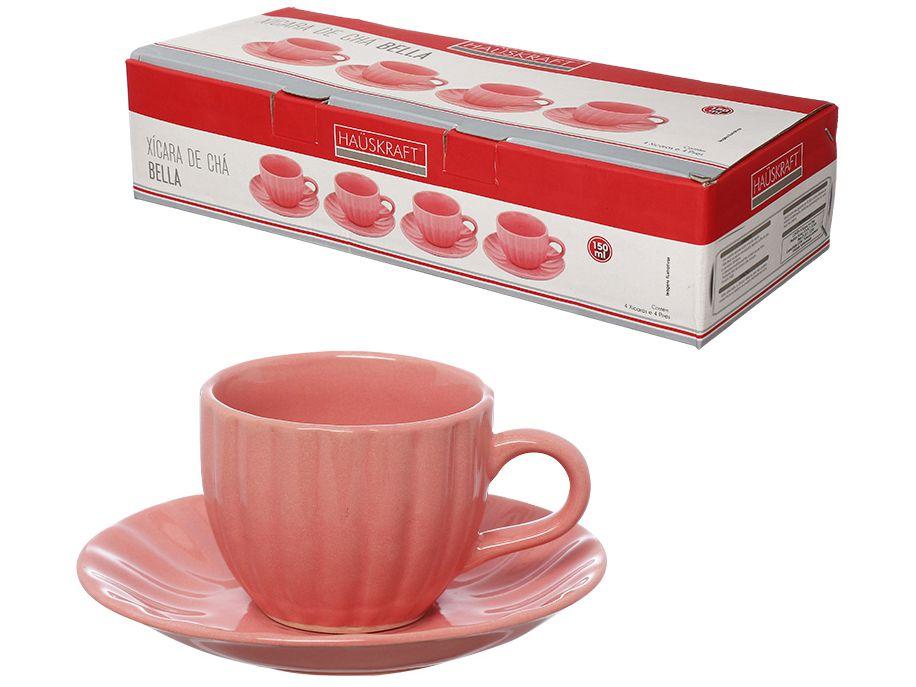 Jogo de Xícaras de Chá 150ml Hauskraft Bella 4 Peças - 3