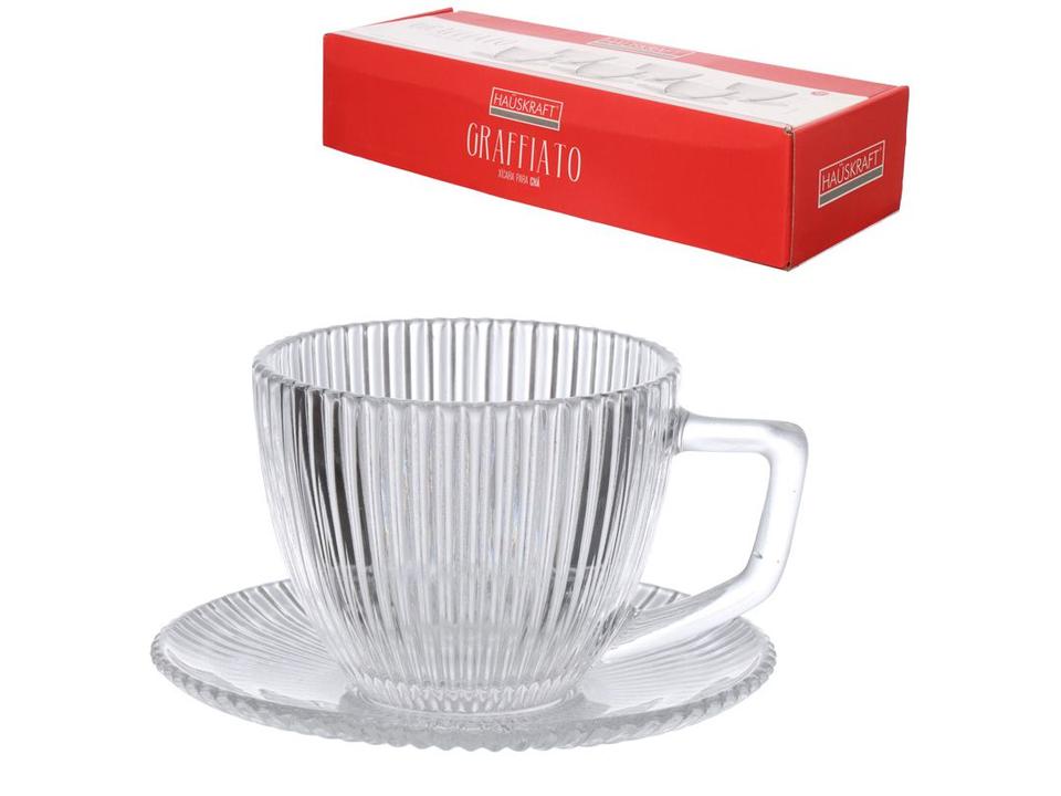 Jogo de Xícaras de Chá 230ml Hauskraft Graffiato 6 Peças - 3