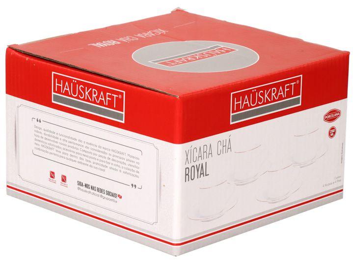 Jogo de Xícaras de Chá de Porcelana 200ml Hauskraft Royal 4 Peças - 3