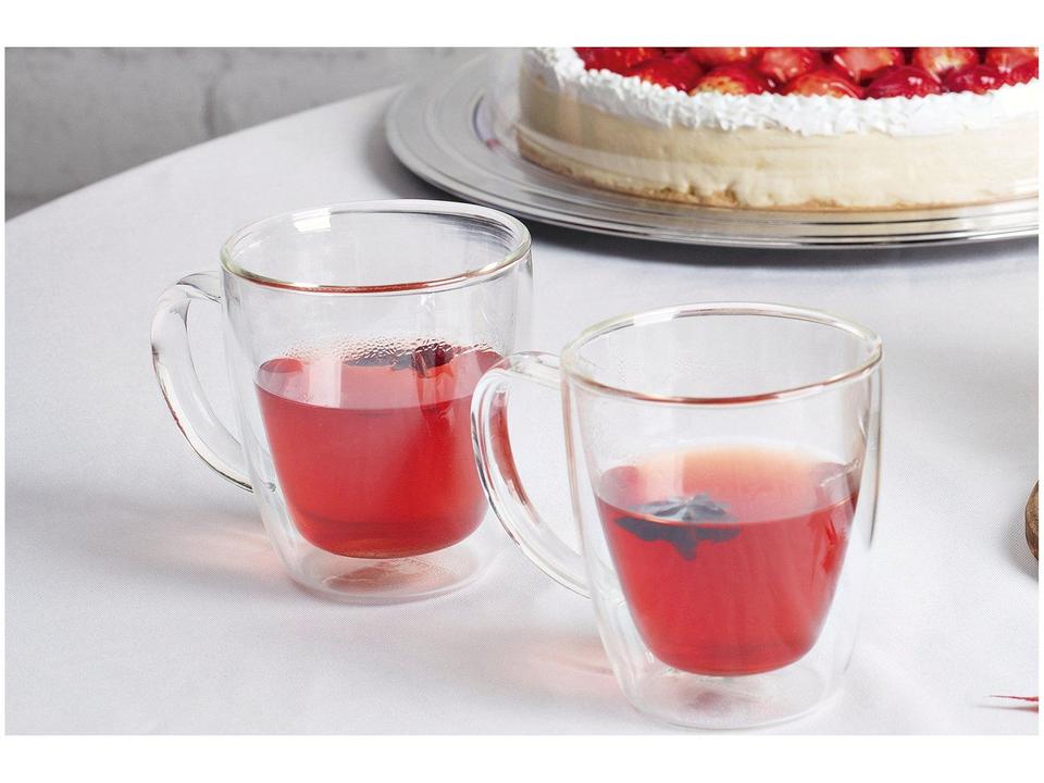 Jogo de Xícaras de Chá e Café 270ml Tramontina 64760410 2 Peças - 4