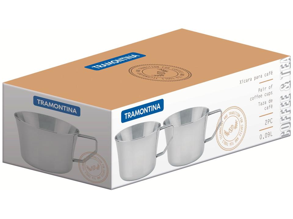 Jogo de Xícaras de Chá e Café 90ml Tramontina 64760460 2 Peças - 3
