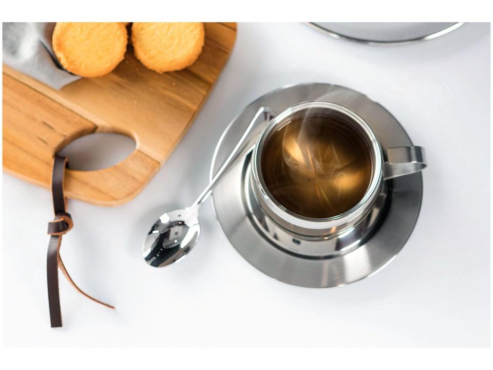 Jogo de Xícaras de Chá e Capuccino 230ml Tramontina 64430820 18 Peças - 4