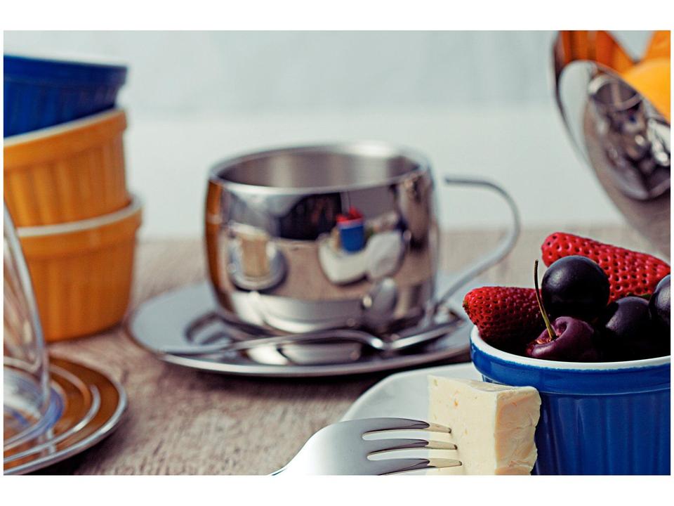 Jogo de Xícaras de Chá e Capuccino 230ml Tramontina 64430820 18 Peças - 5