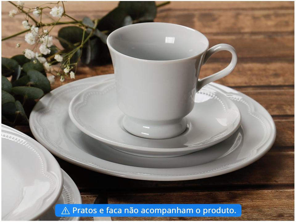 Jogo de Xícaras de Chá Porcelana 190ml Germer - Cottage 6 Peças - 1