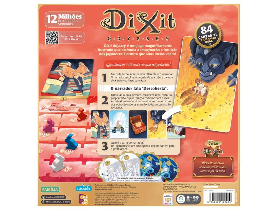 Jogo Dixit Odyssey Galápagos - 2