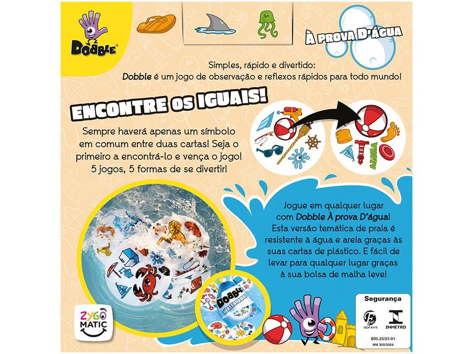 Jogo Dobble A Prova dAgua Galapagos - 5