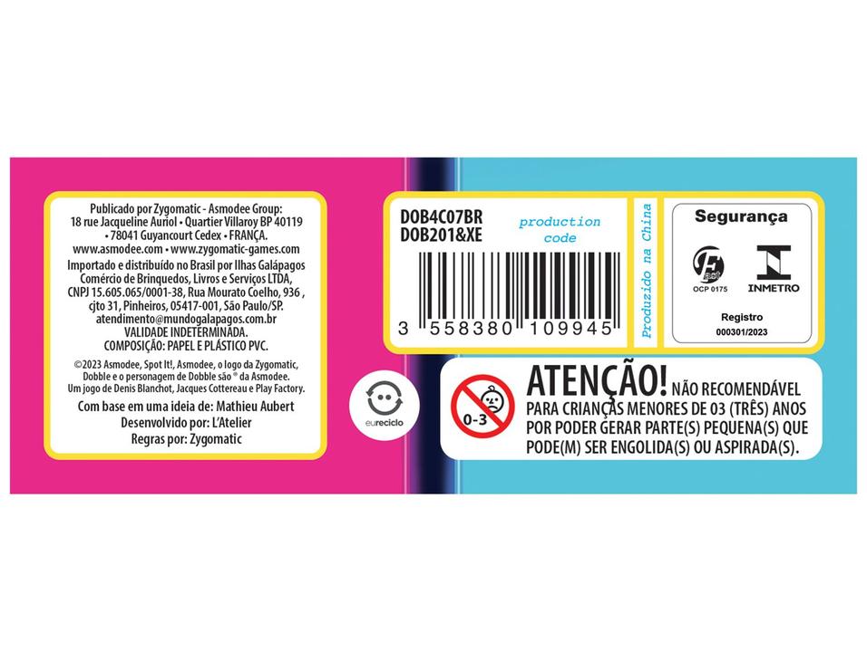 Jogo Dobble Connect Galápagos 91 Peças - 3