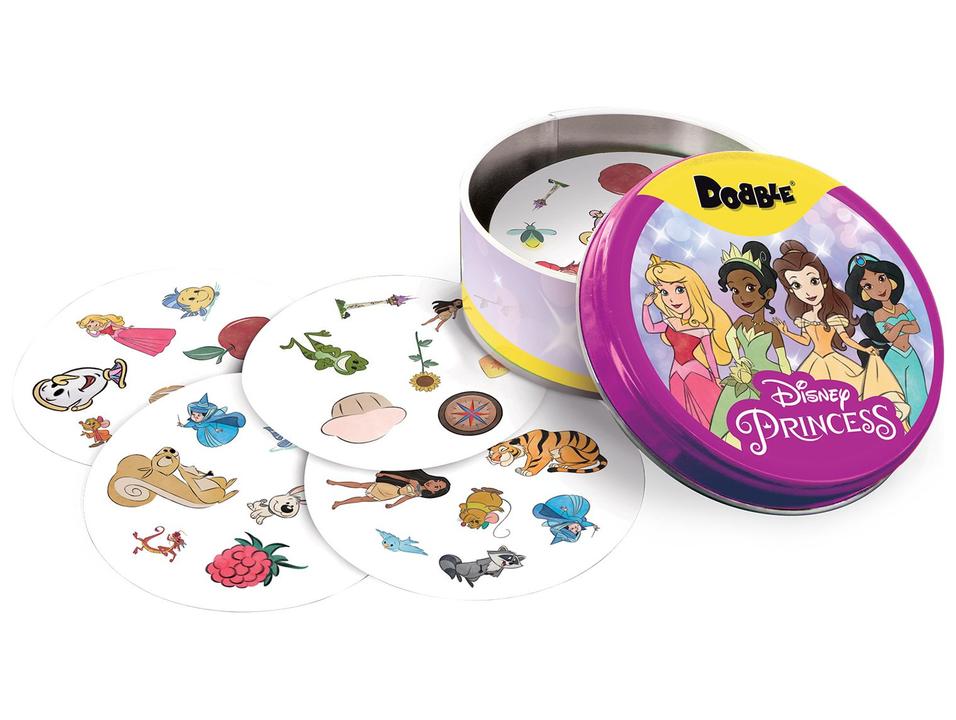 Jogo Dobble Disney Princess Galápagos 57 Peças - 2