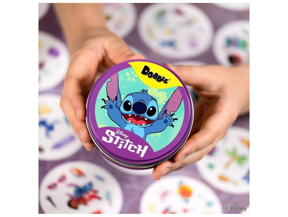 Jogo Dobble Disney Stitch Galápagos 57 Peças - 1