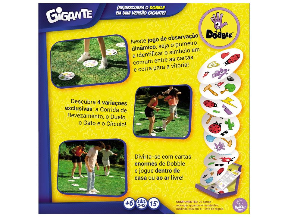 Jogo Dobble Gigante Galápagos 21 Peças - 5