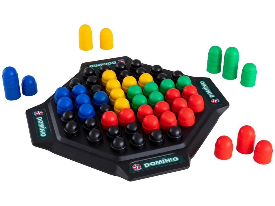 Jogo Domínio Tabuleiro Estrela - 1