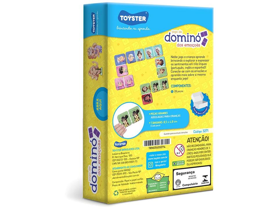 Jogo Dominó das Emoções Toyster - 3
