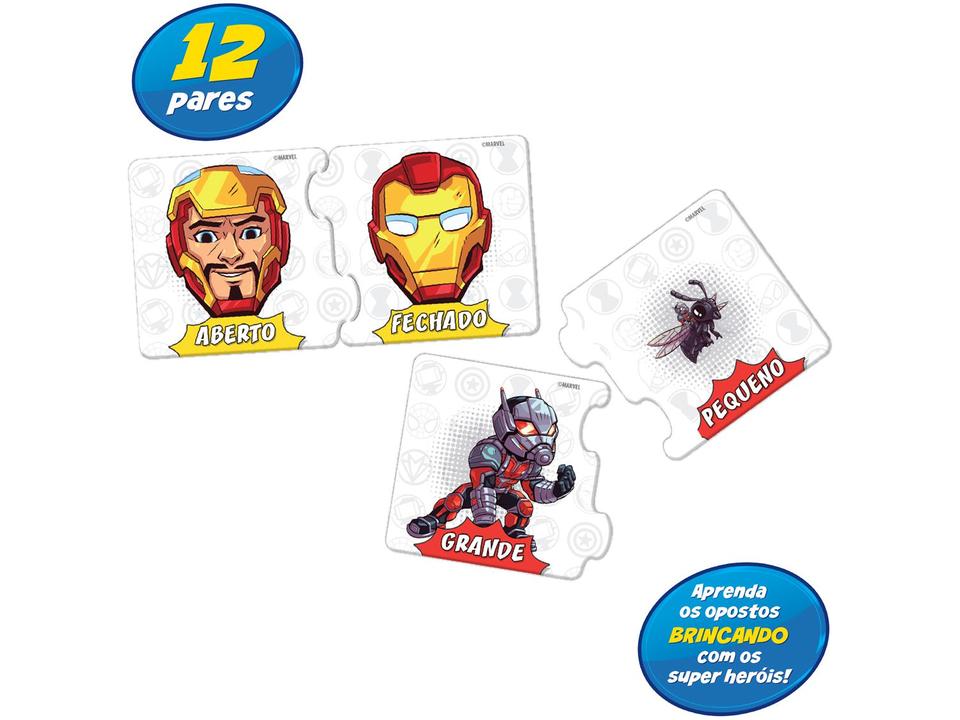 Jogo dos Opostos Marvel Super Hero Adventures - Mimo Toys - 1