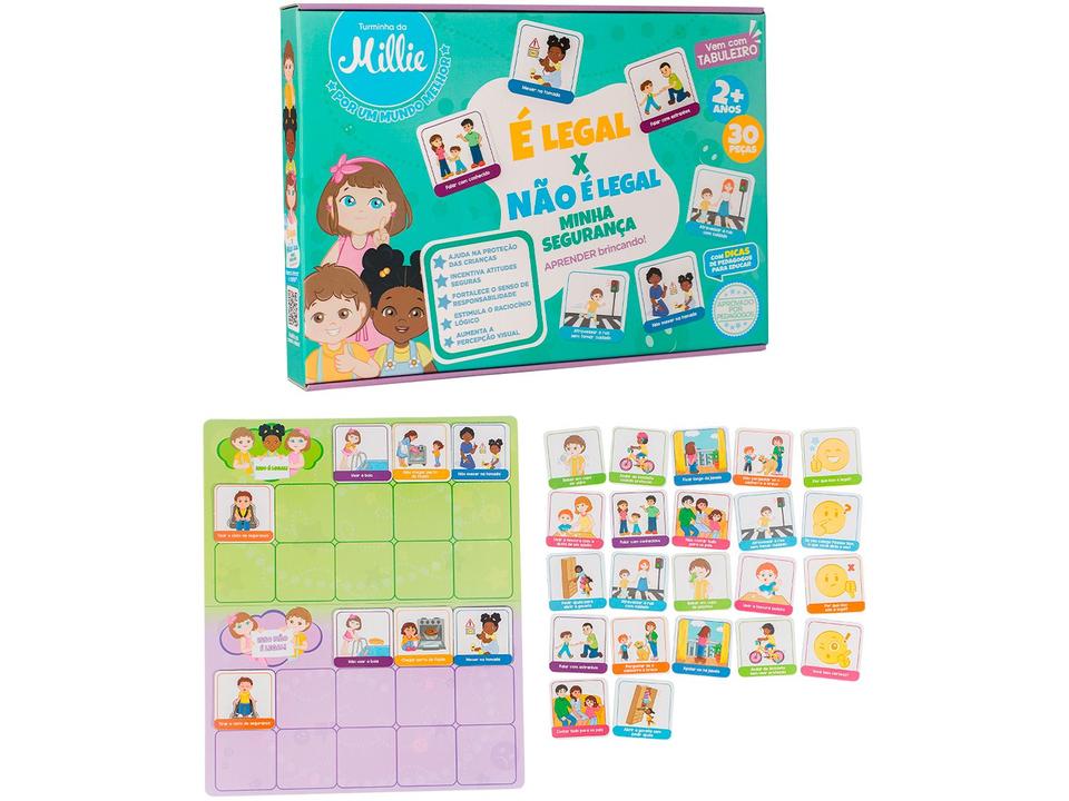 Jogo É Legal x Não é Legal Tabuleiro - 3