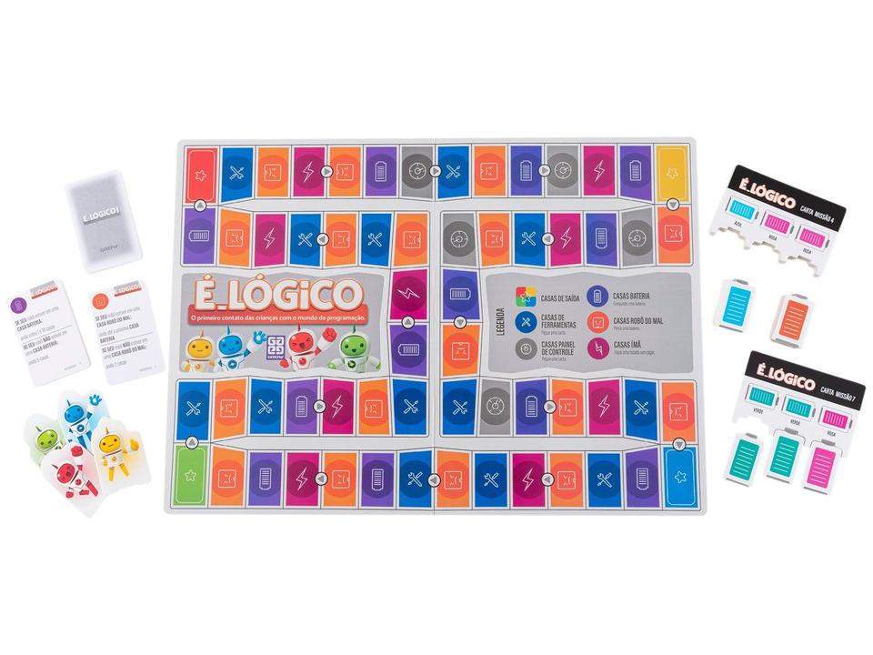 Jogo É Lógico! Tabuleiro Grow - 1