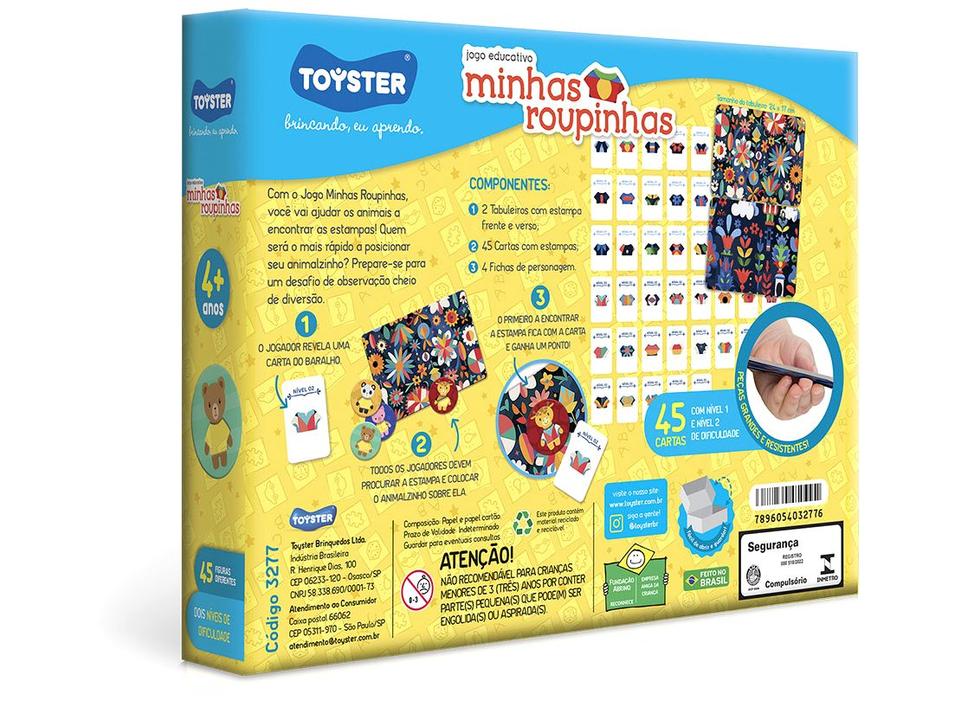 Jogo Educativo de Tabuleiro com Cartas - 2