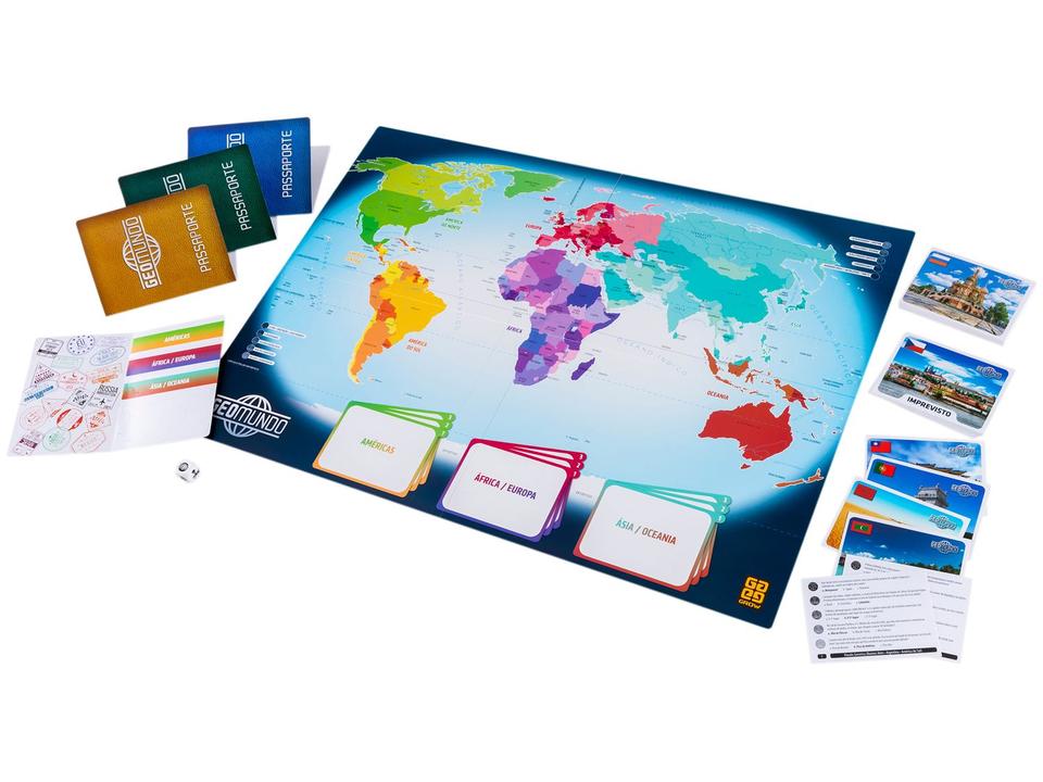 Jogo Educativo Geomundo de Tabuleiro Grow - 2