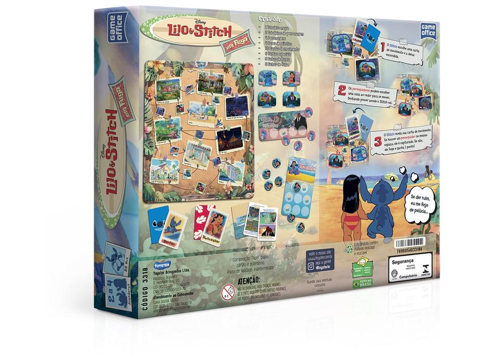 Jogo Em Fuga Disney Lilo & Stitch Game Office - 4