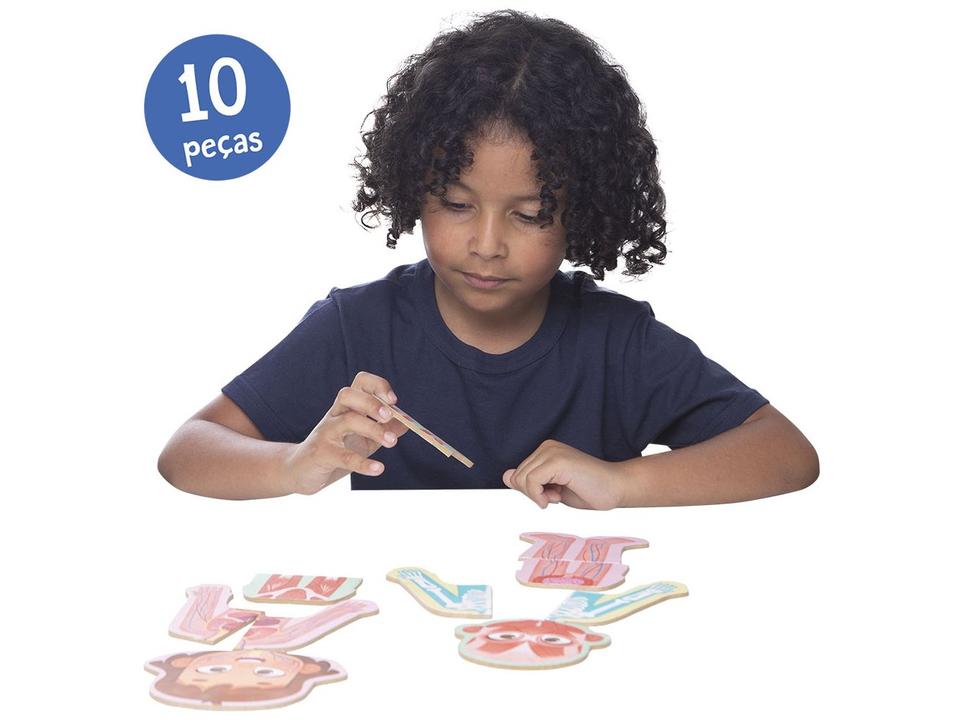 Jogo Encaixe Madera Meu Corpinho Toyster - 1