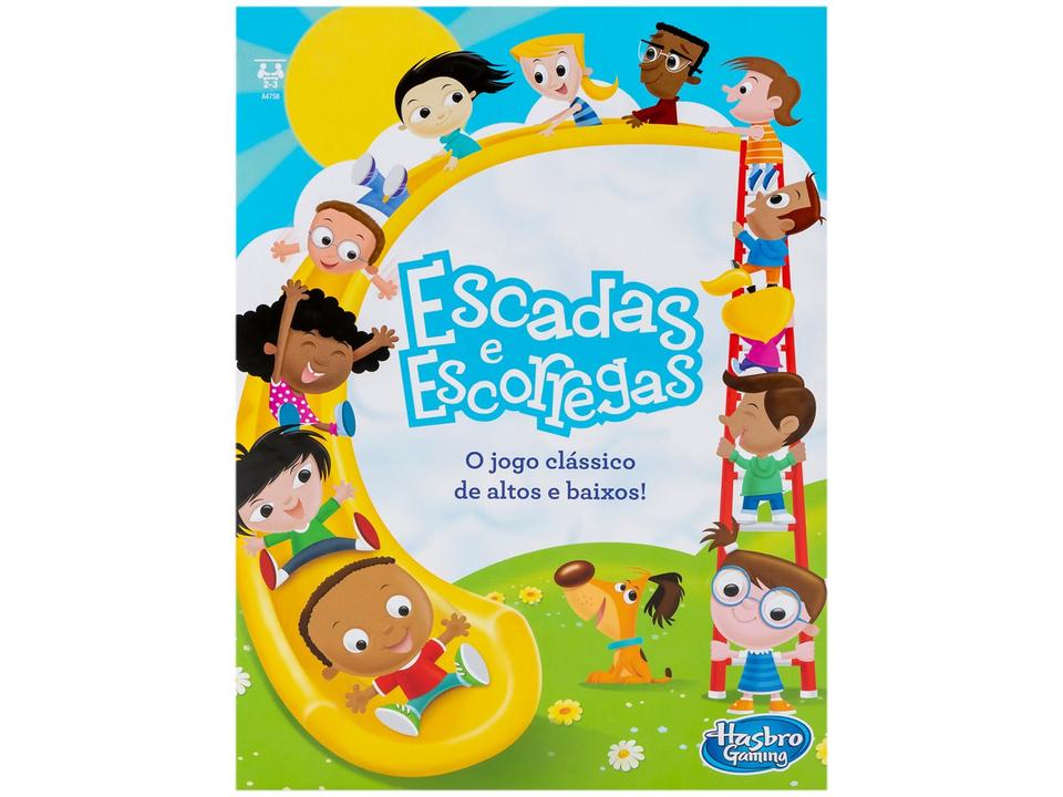 Jogo Escadas & Escorregas Tabuleiro Hasbro - 5