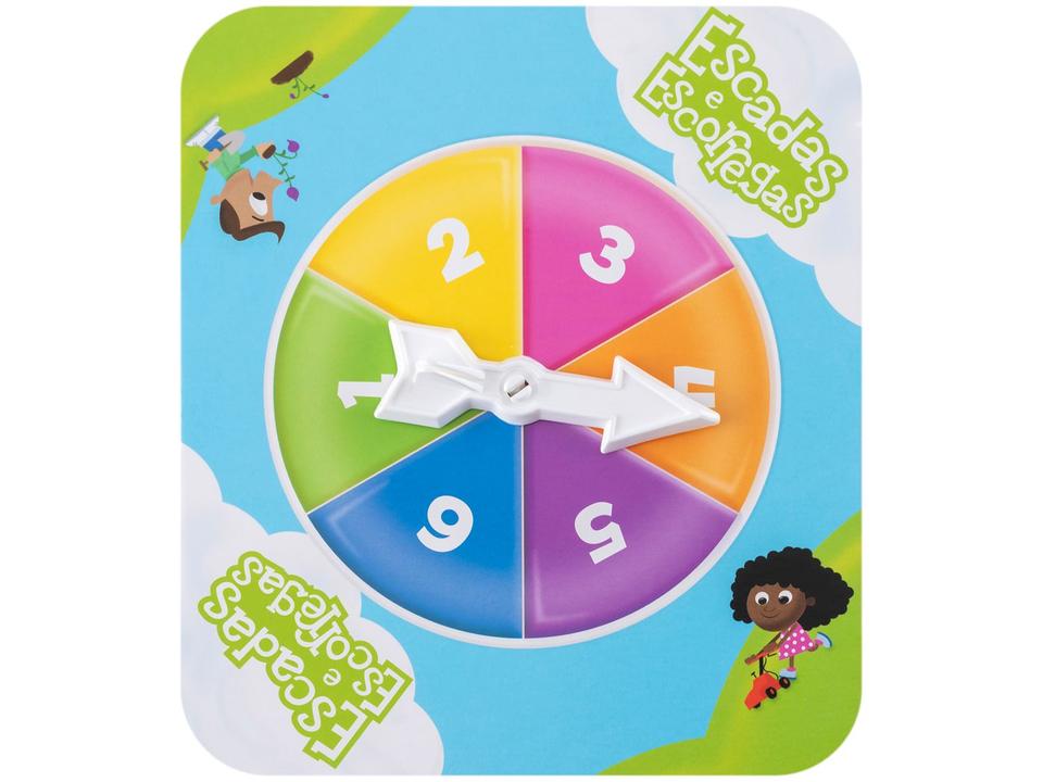 Jogo Escadas & Escorregas Tabuleiro Hasbro - 2