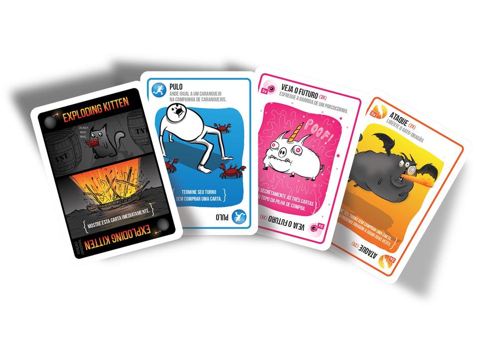 Jogo Exploding Kittens: Edição Original Galápagos - 1