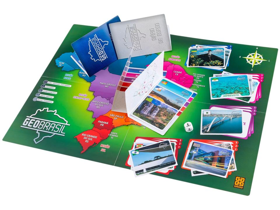 Jogo Geobrasil Tabuleiro Grow - 2