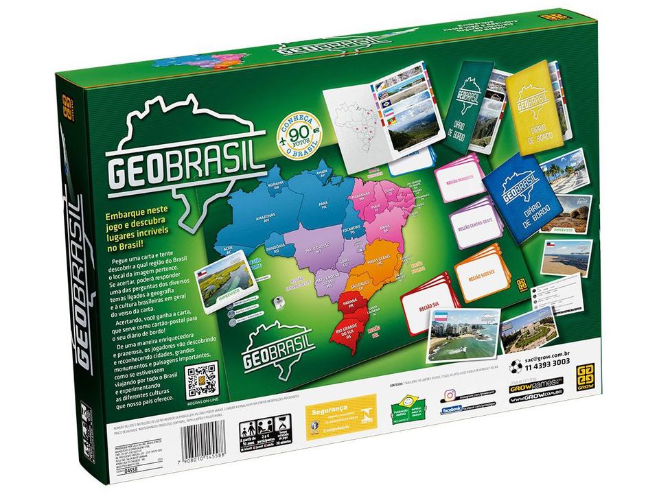 Jogo Geobrasil Tabuleiro Grow - 8