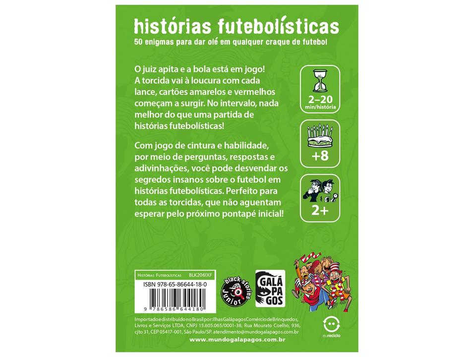 Jogo Histórias Futebolísticas Galápagos 51 Peças - 2