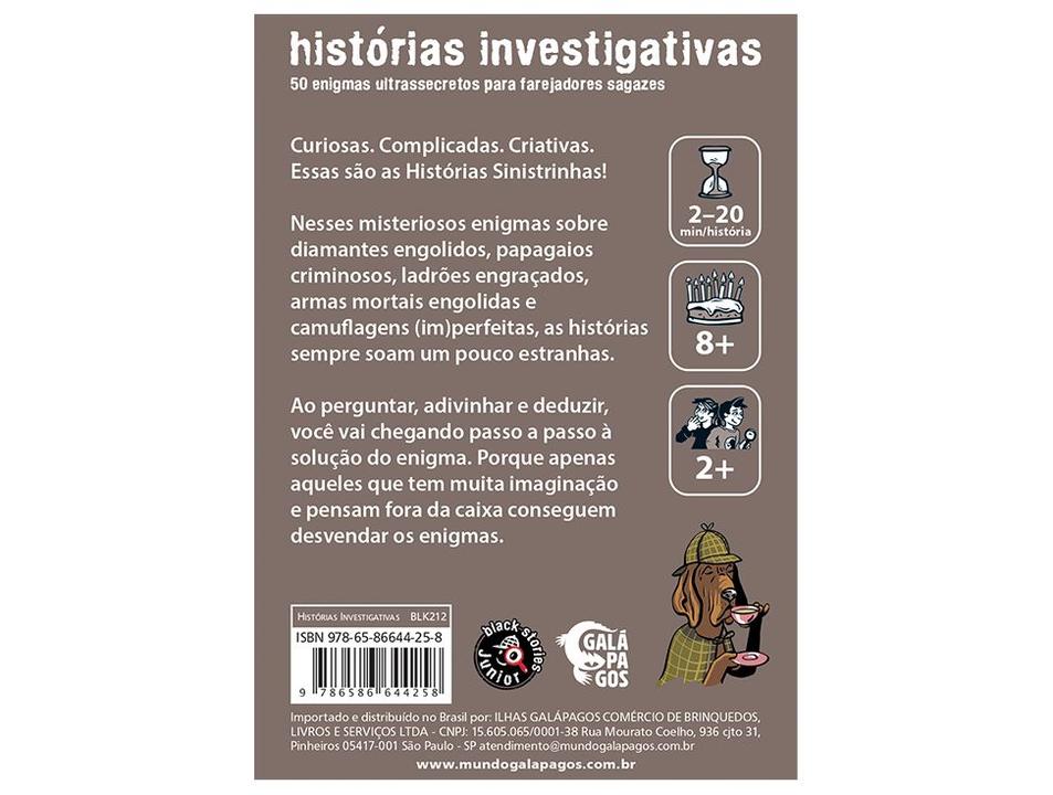 Jogo Histórias Investigativas Detective Galápagos - 3