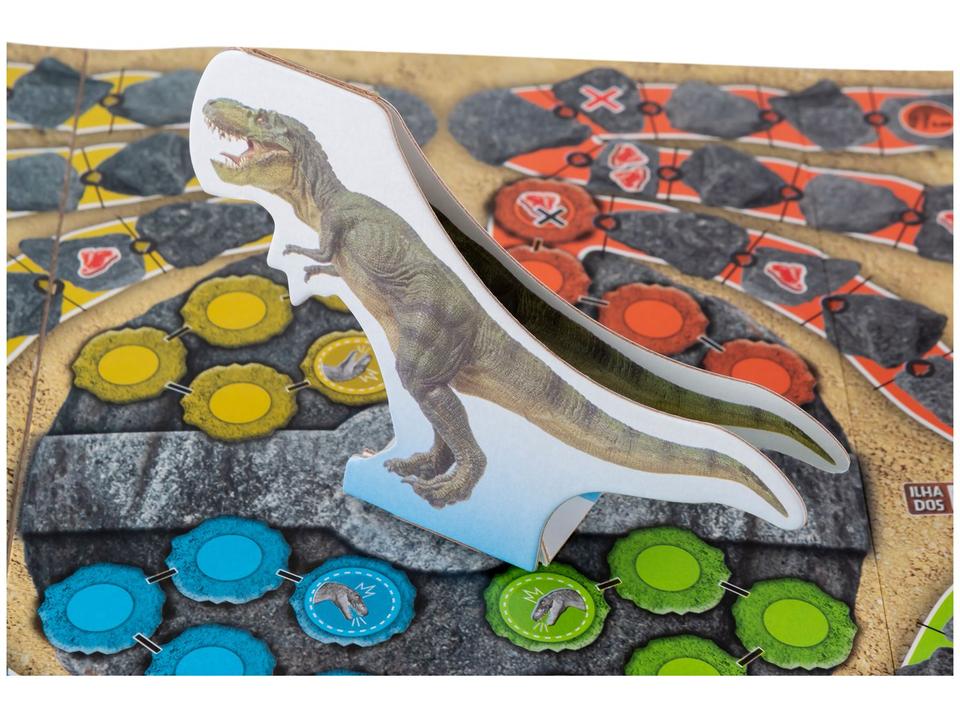 Jogo Ilha dos Dinossauros de Tabuleiro Grow - 2