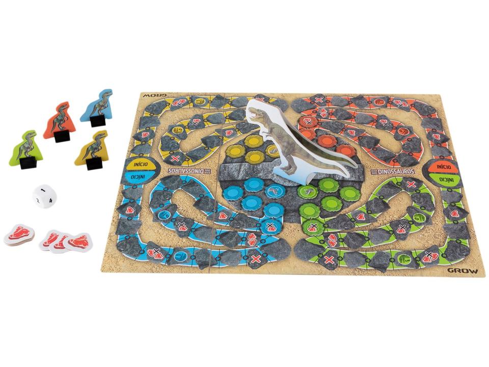 Jogo Ilha dos Dinossauros de Tabuleiro Grow - 1