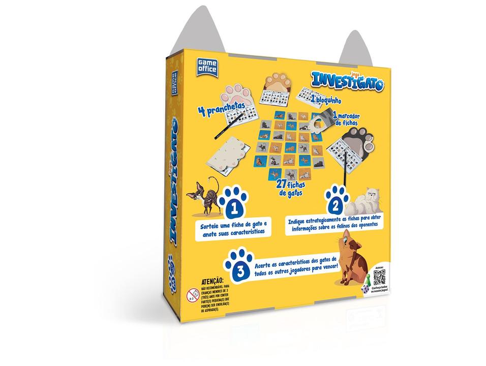 Jogo Investigato Game Office Toyster 33 Peças - 2