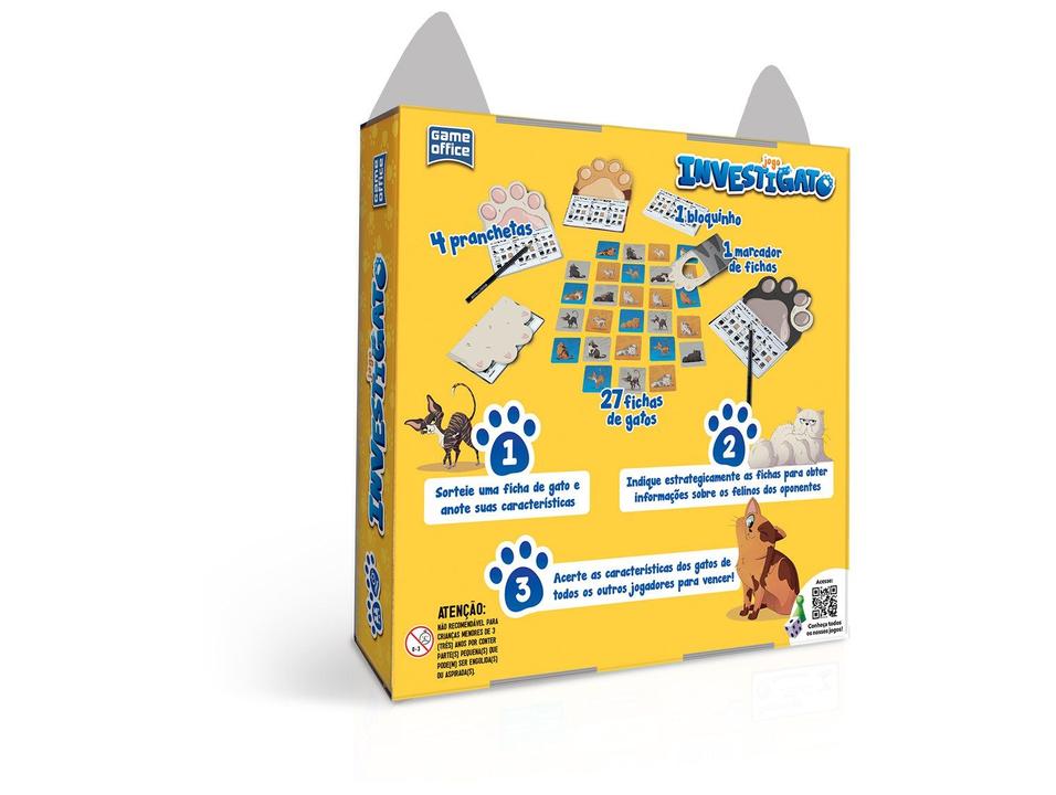 Jogo Investigato Game Office Toyster 33 Peças - 2