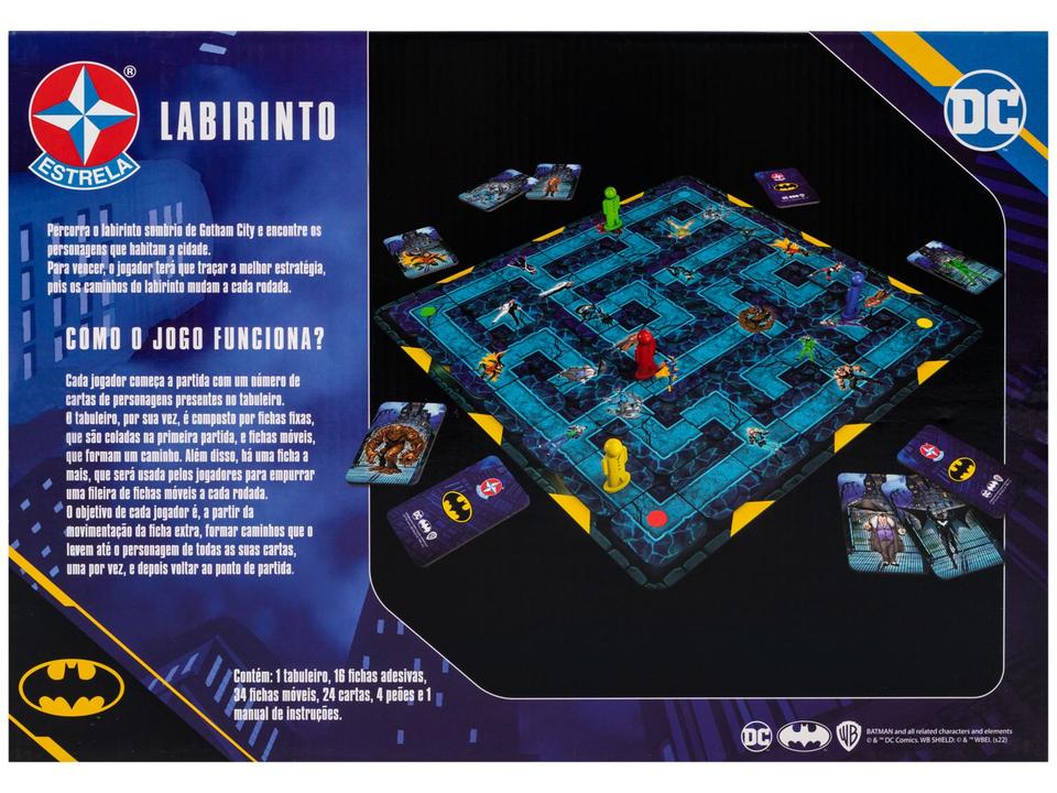 Jogo Labirinto do Batman Tabuleiro Estrela - 8