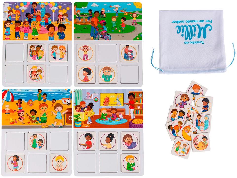 Jogo Loto Convivência Divertida Turminha da Millie - 3