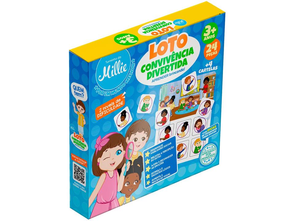 Jogo Loto Convivência Divertida Turminha da Millie - 6