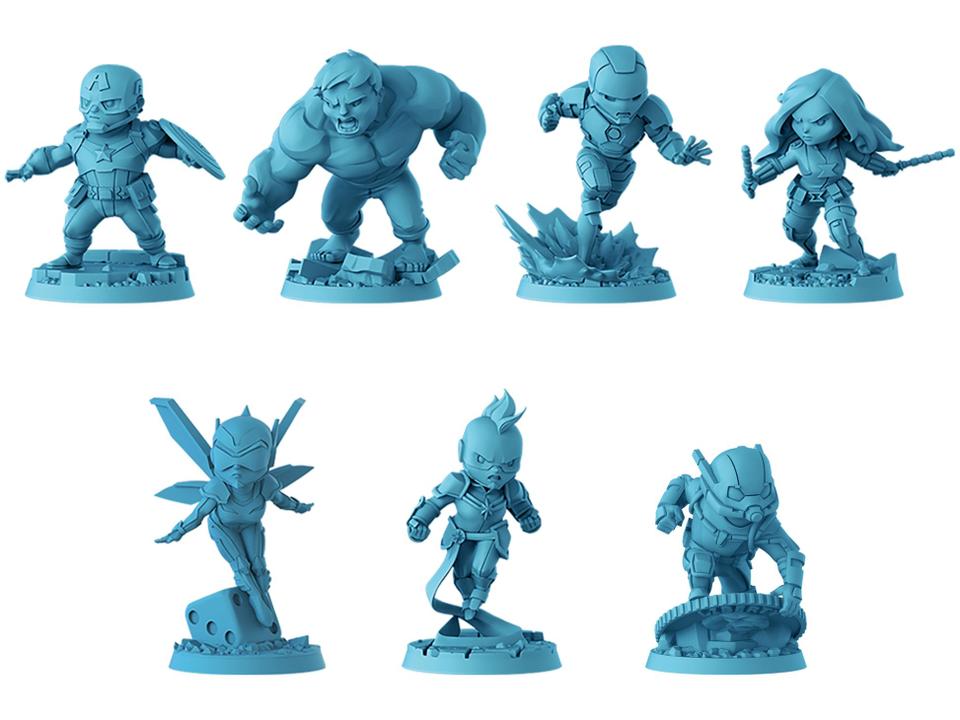 Jogo Marvel United Tabuleiro Galápagos - 4