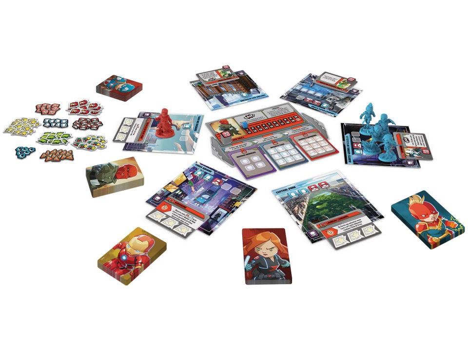 Jogo Marvel United Tabuleiro Galápagos - 2