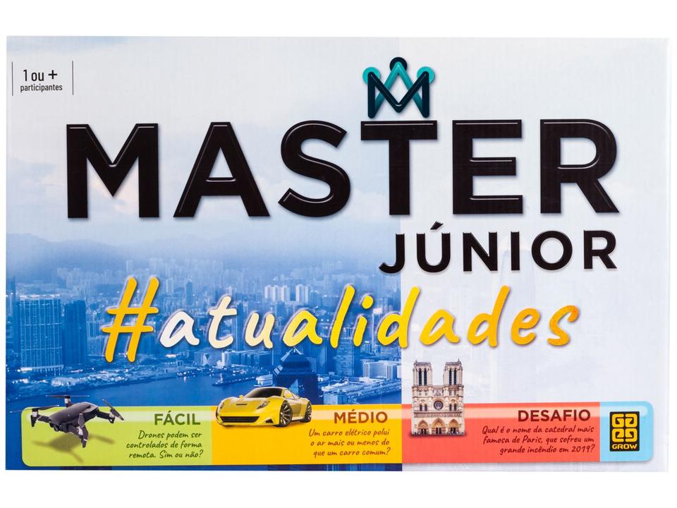 Jogo Master Júnior Atualidades Tabuleiro Grow - 7
