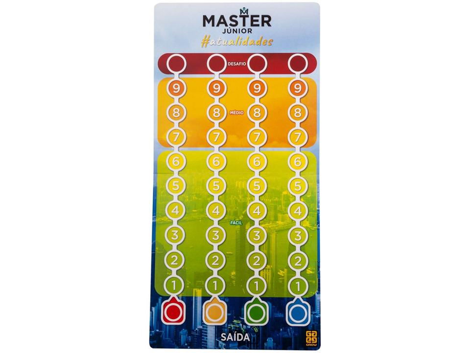 Jogo Master Júnior Atualidades Tabuleiro Grow - 1