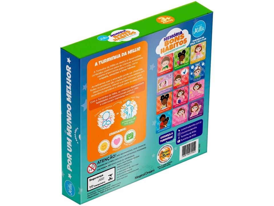 Jogo Memória Bons Hábitos Turminha da Millie - 9