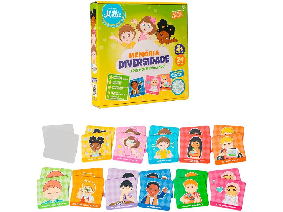 Jogo Memória Diversidade Turminha da Millie - 5