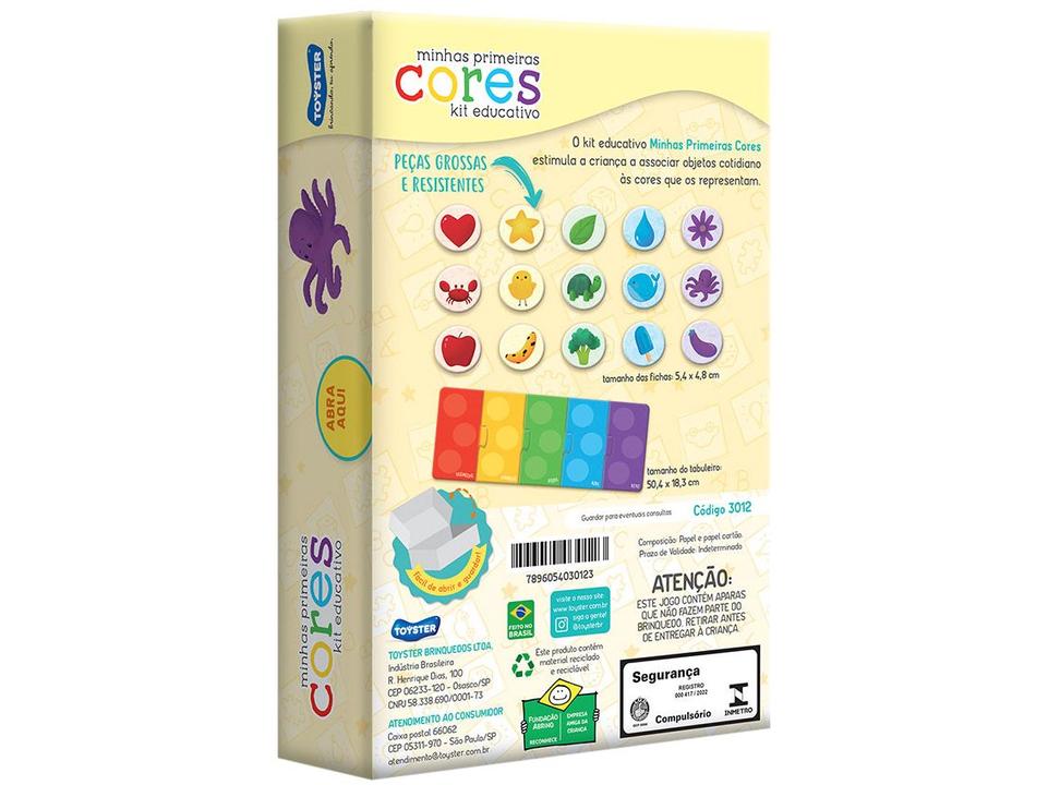 Jogo Minhas Primeiras Cores Tabuleiro - 3