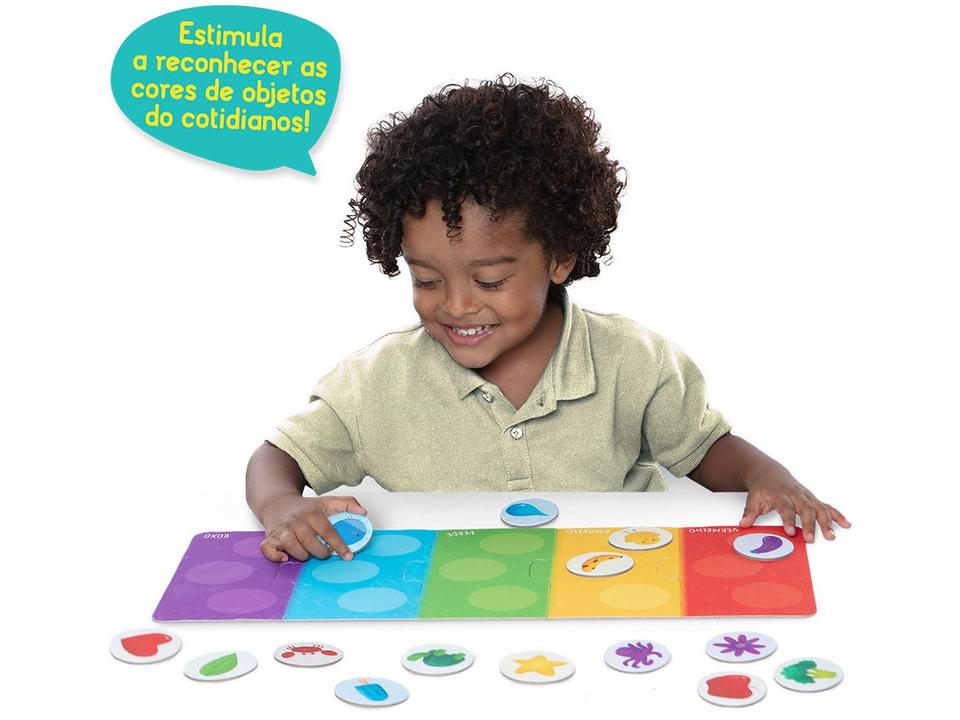 Jogo Minhas Primeiras Cores Tabuleiro - 1