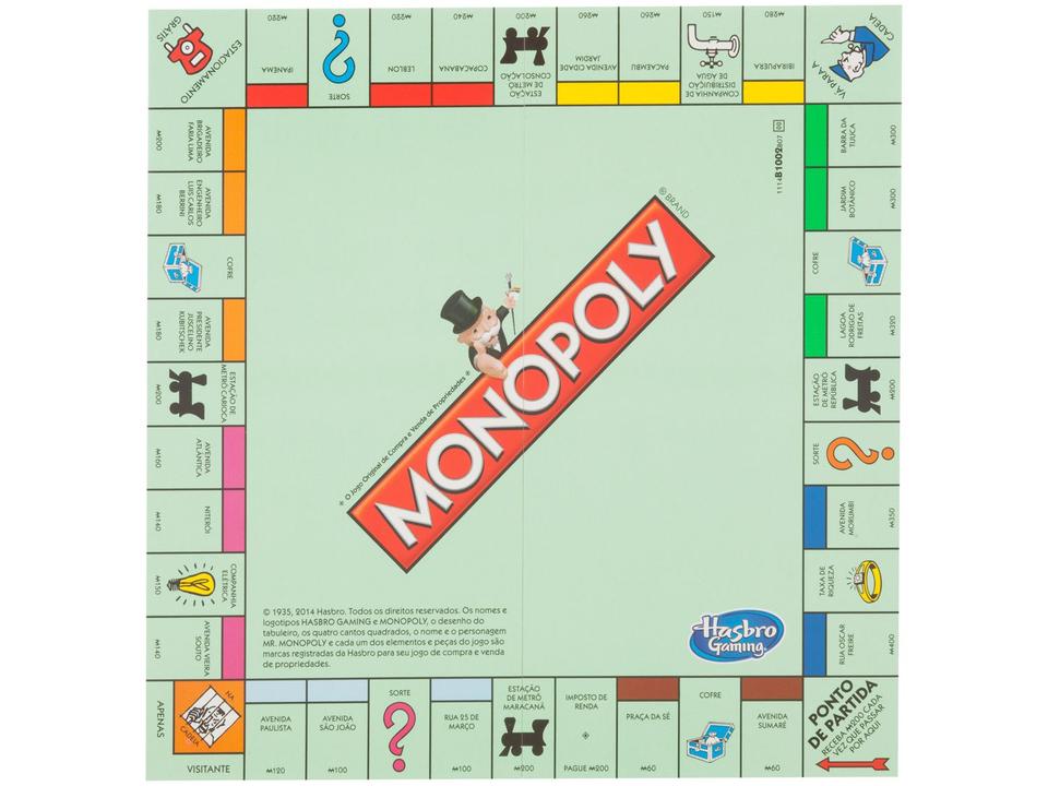 Jogo Monoply Grab & Go Monopoly - 2