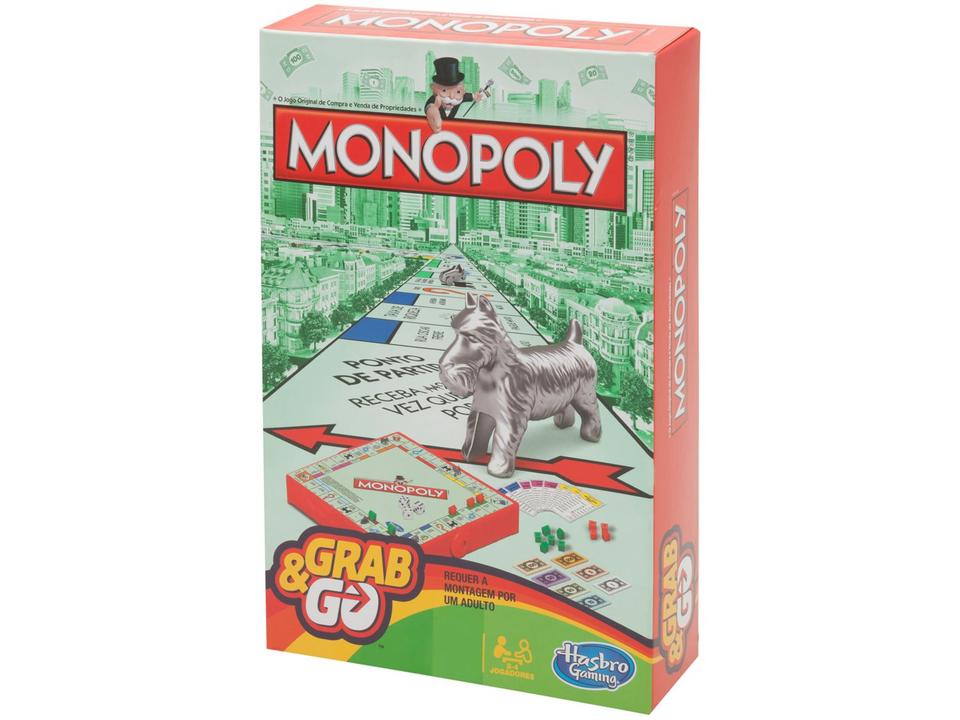 Jogo Monoply Grab & Go Monopoly - 4